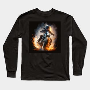 Infernal Ride: The Steampunk Chopper Long Sleeve T-Shirt